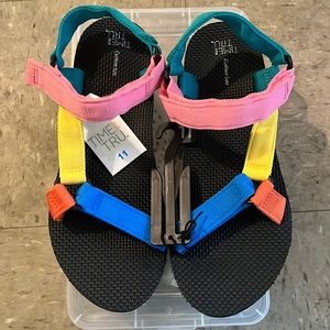 Multi Color Women Sandles Size 11